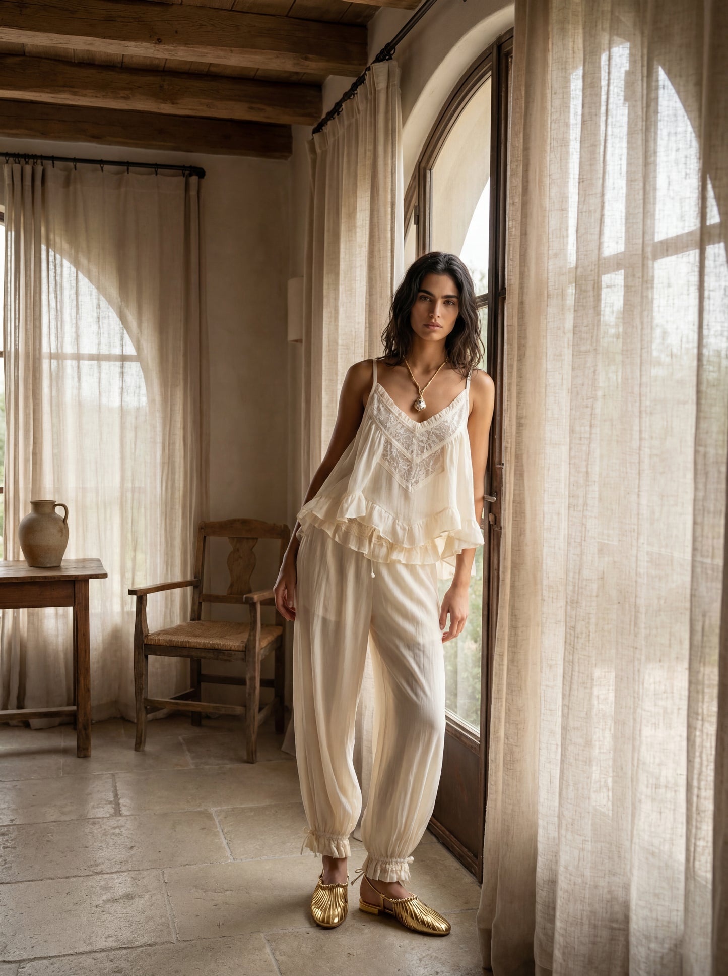 Aladdin georgette pants