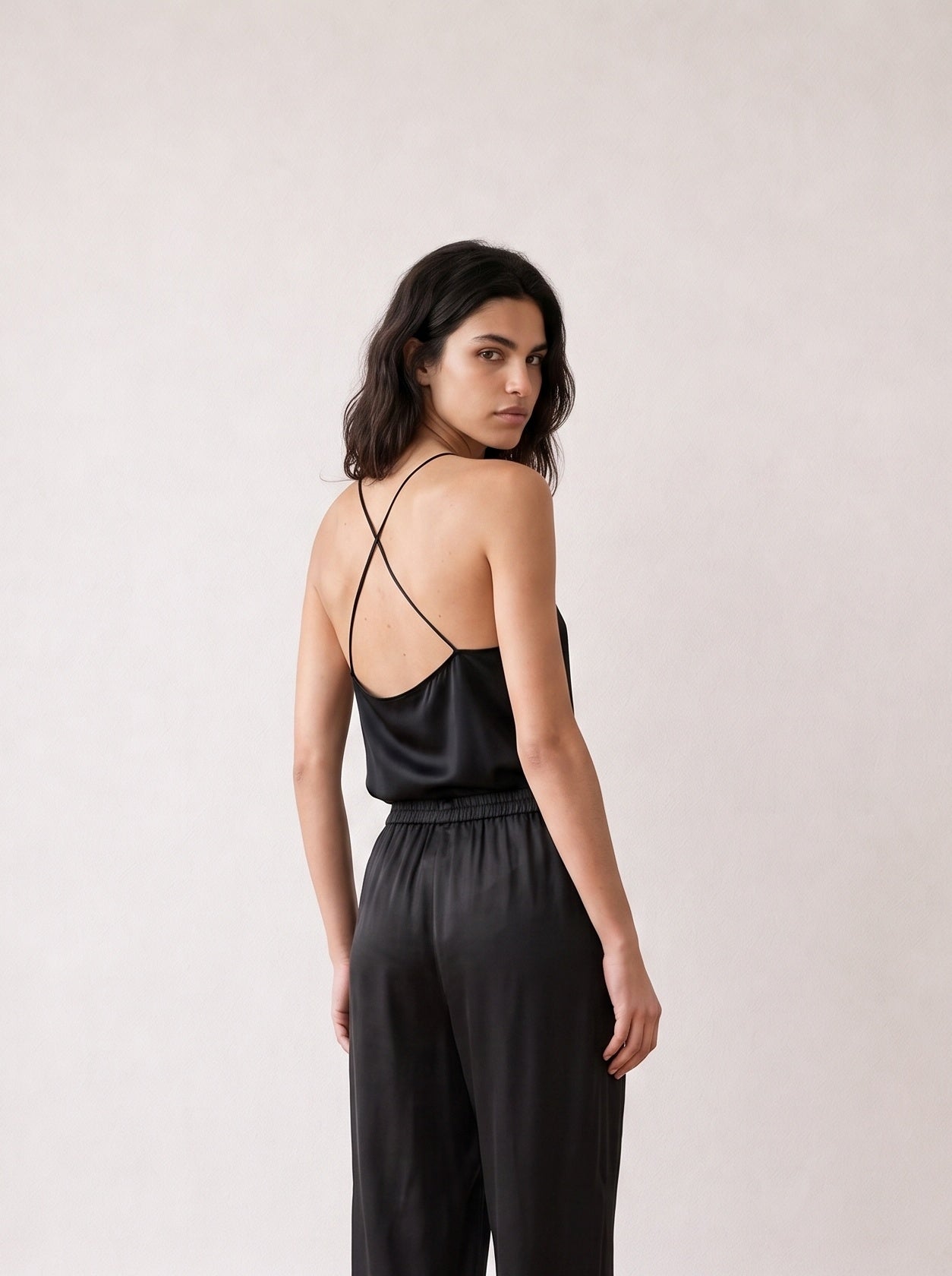 Tailored Cupro Tank Top