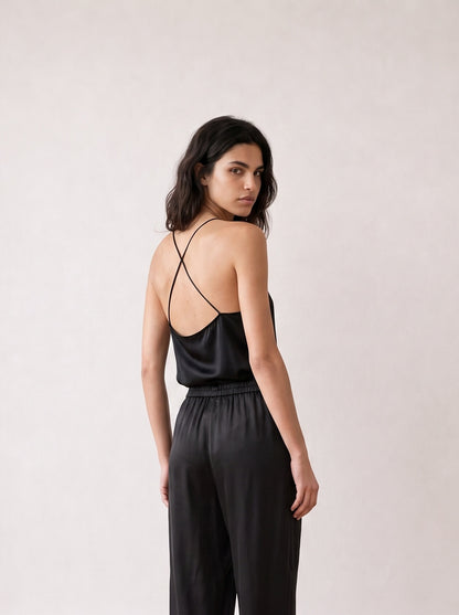 Tailored Cupro Tank Top