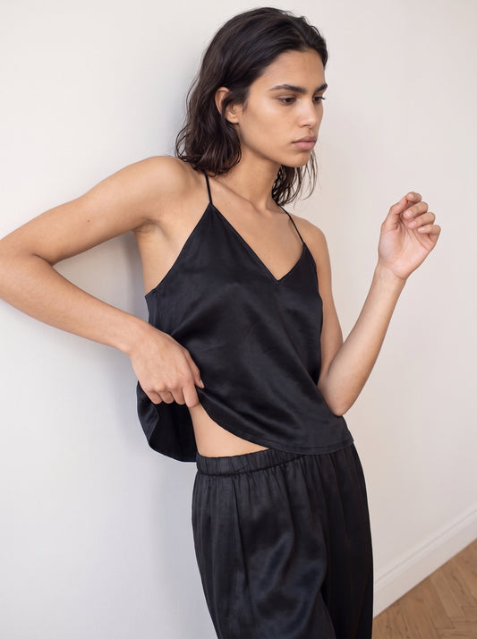 Tailored Cupro Tank Top