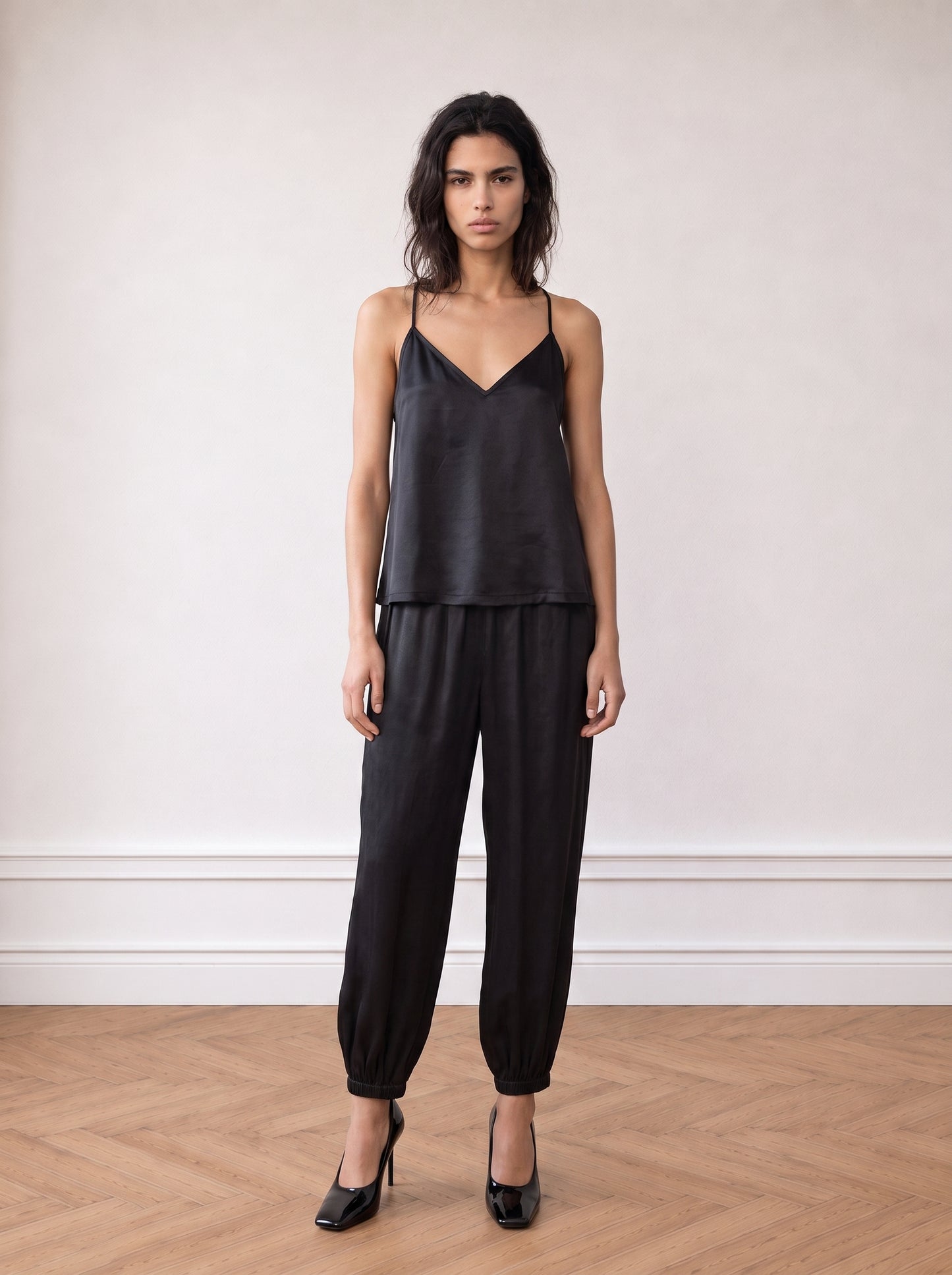 Tailored Cupro Tank Top