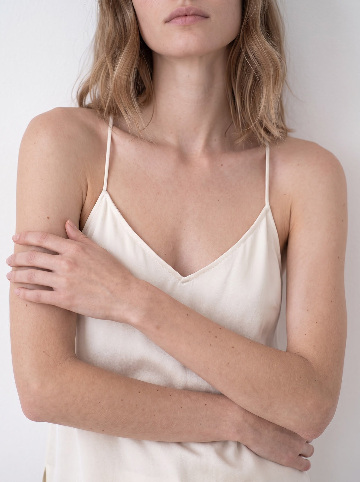 Tailored Cupro Tank Top