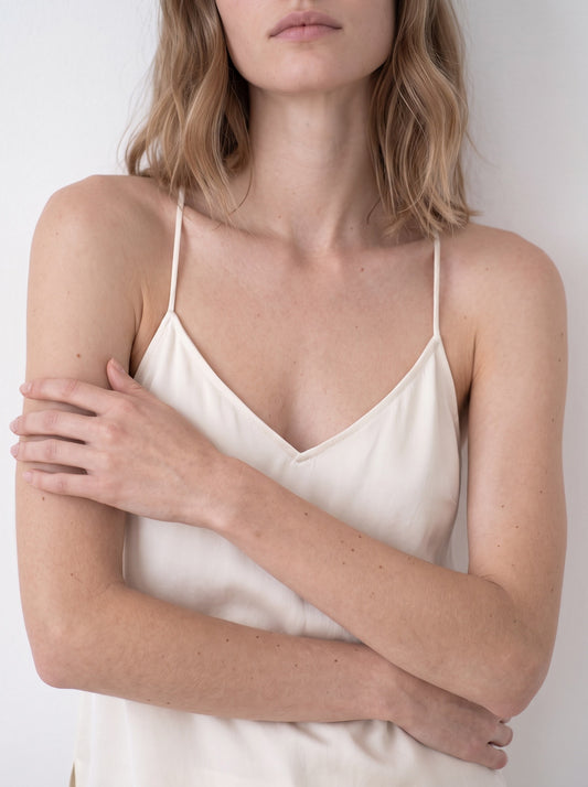 Tailored Cupro Tank Top