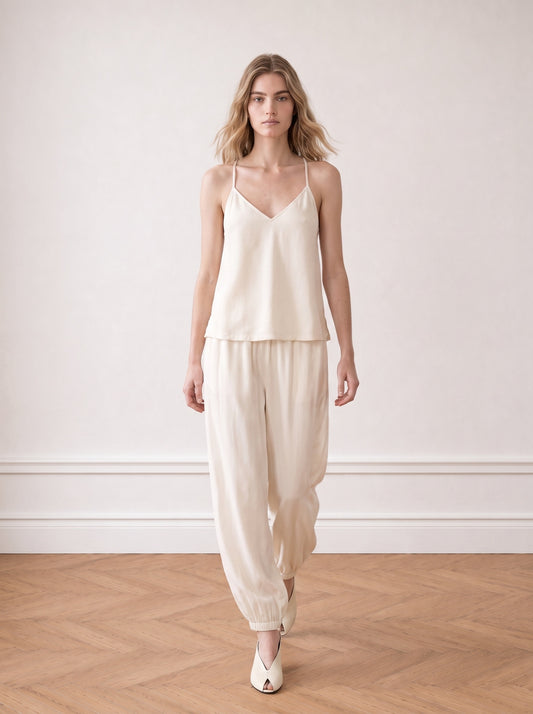 Tailored Cupro Tank Top