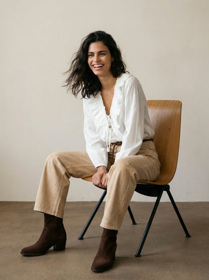 Pants with String Belt