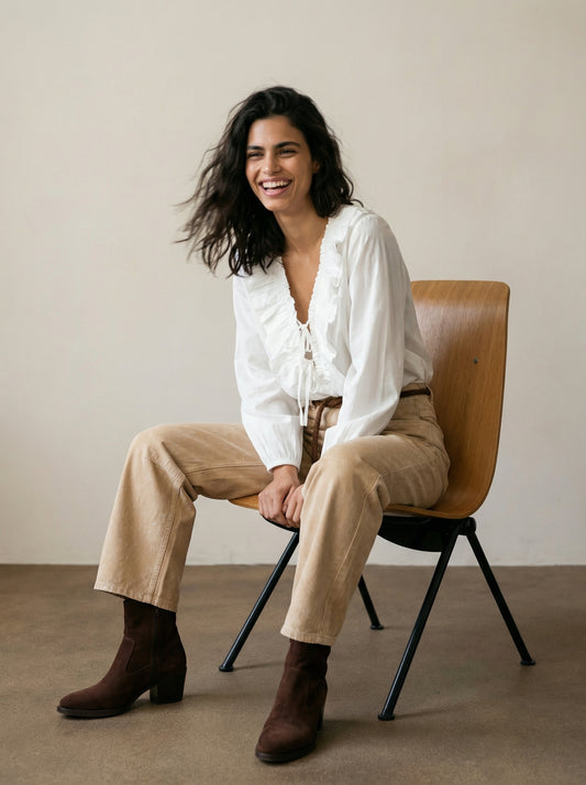 Pants with String Belt