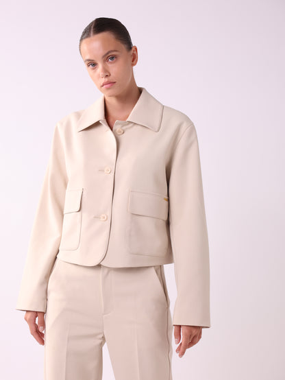 Jacket With Waist Pockets