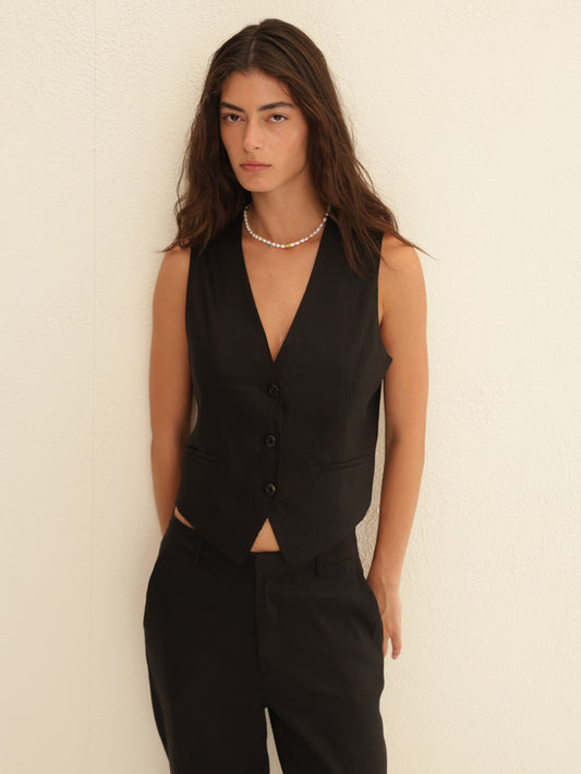 Linen Vest