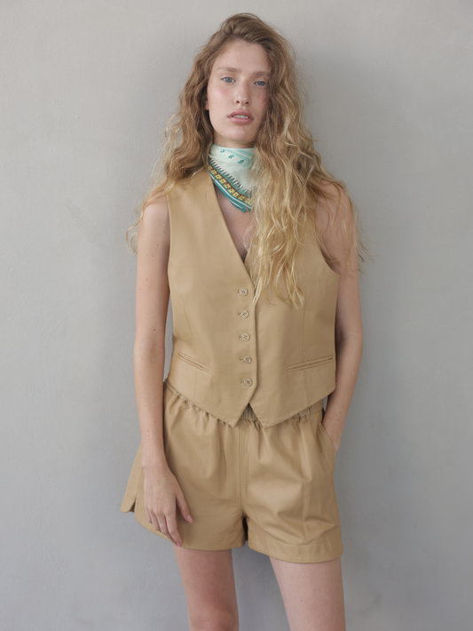 Leather Vest