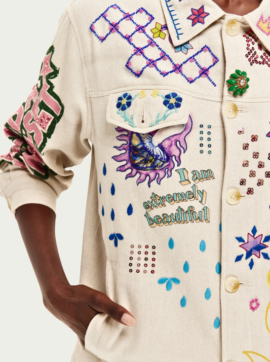 ז'קט ג'ינס רקום