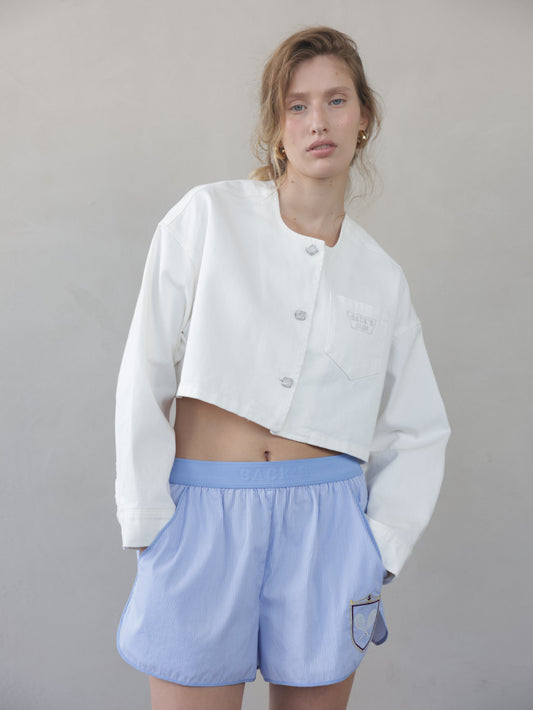 Cropped Denim Jacket