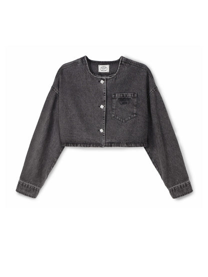 Cropped Denim Jacket