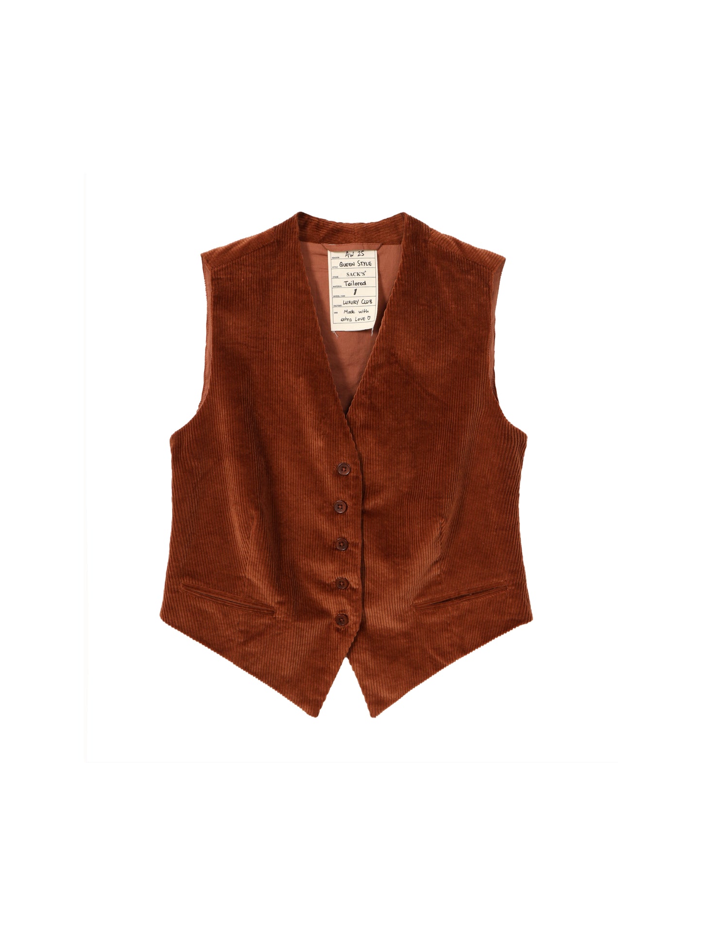 Corduroy Vest