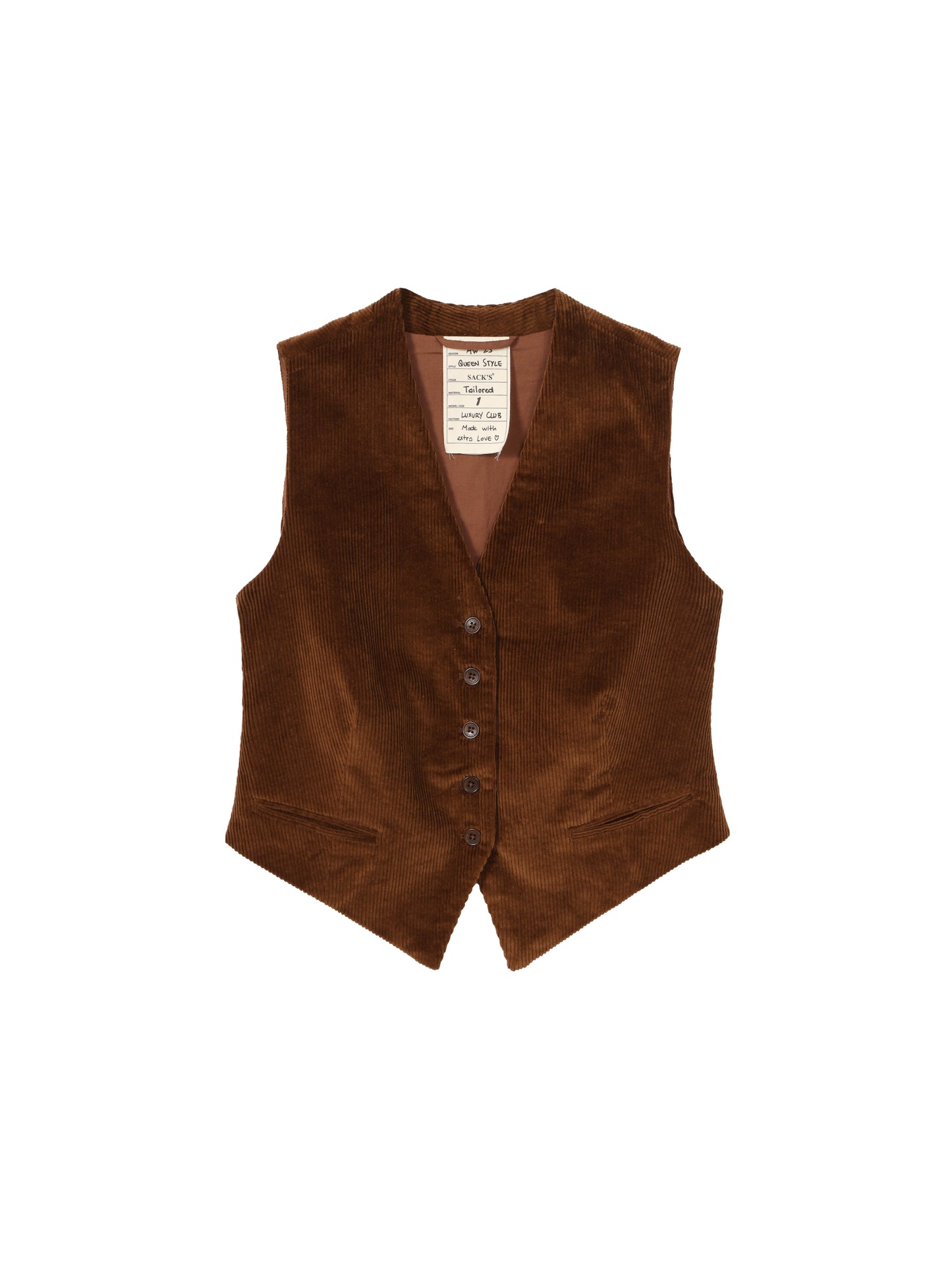 Corduroy Vest