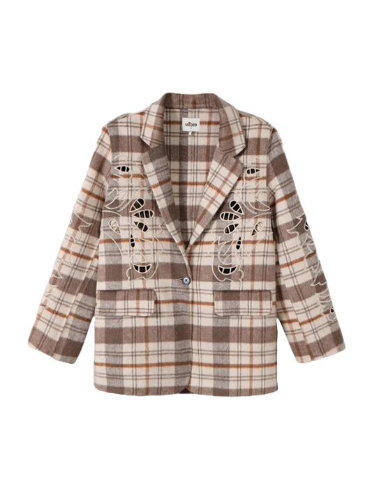 Kinsley Emb Wool Jacket