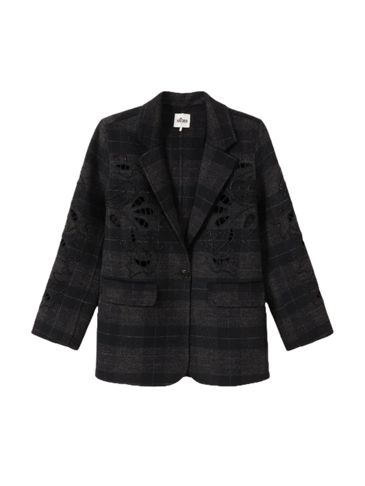 Kinsley Emb Wool Jacket
