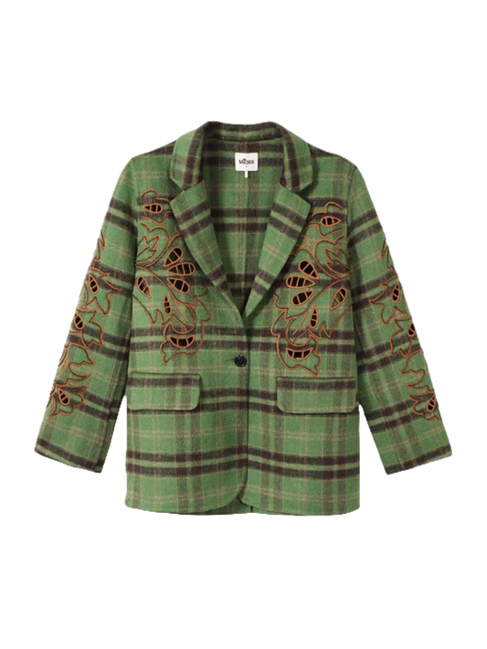 Kinsley Emb Wool Jacket