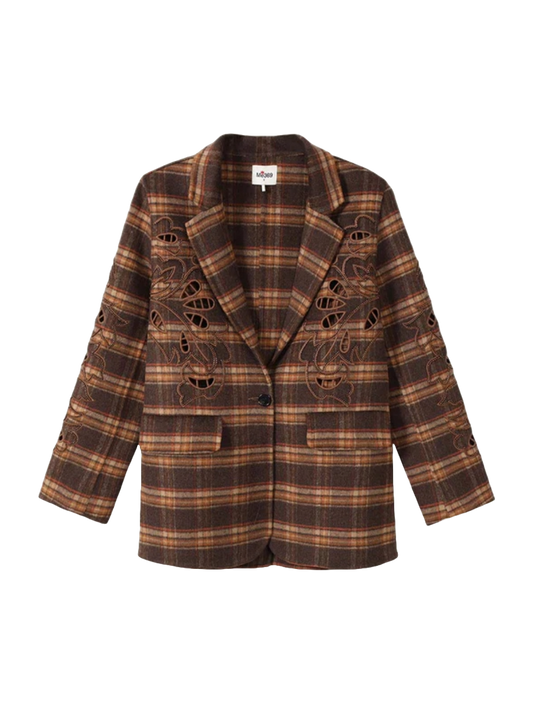 Kinsley Emb Wool Jacket