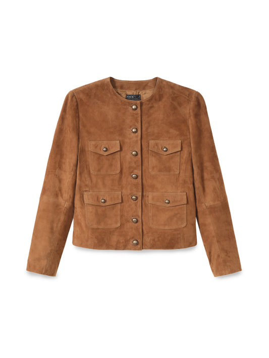 ז'קט קרופ עור