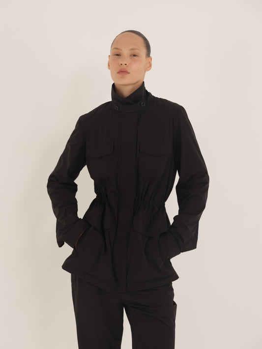 Nylon pocket jacket