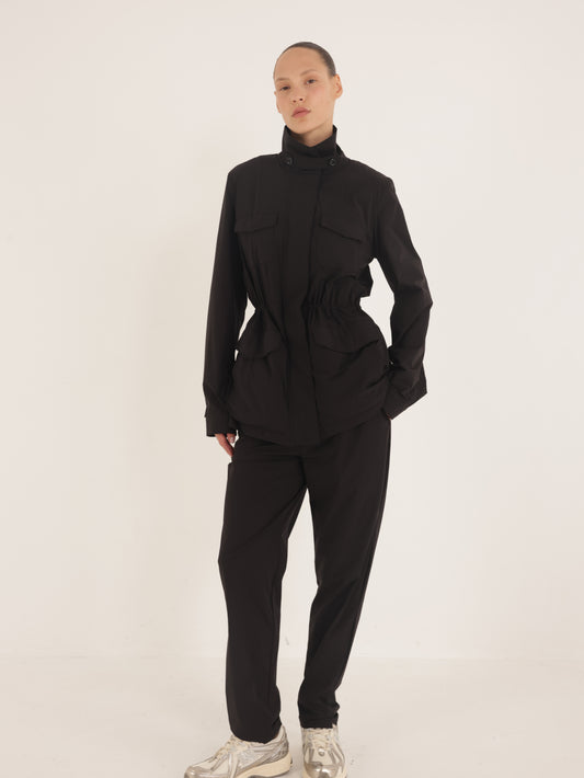 Nylon pocket jacket
