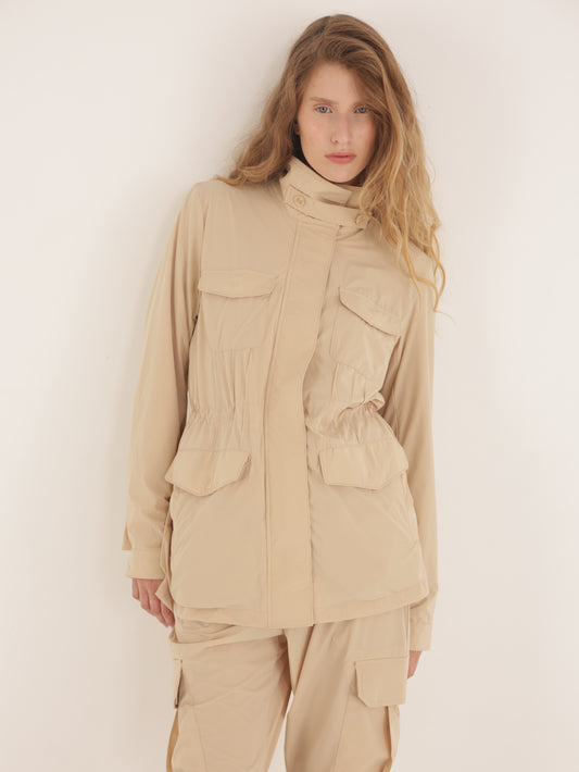 Nylon pocket jacket