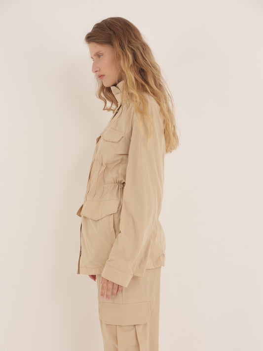 Nylon pocket jacket