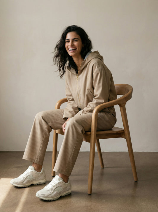 ז'קט  קפוצון פסי סיכה