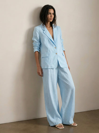 Tailored linen jacket