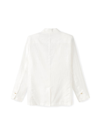 Tailored linen jacket