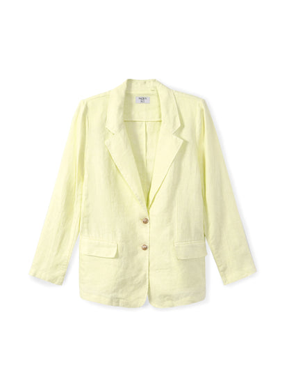 Tailored linen jacket