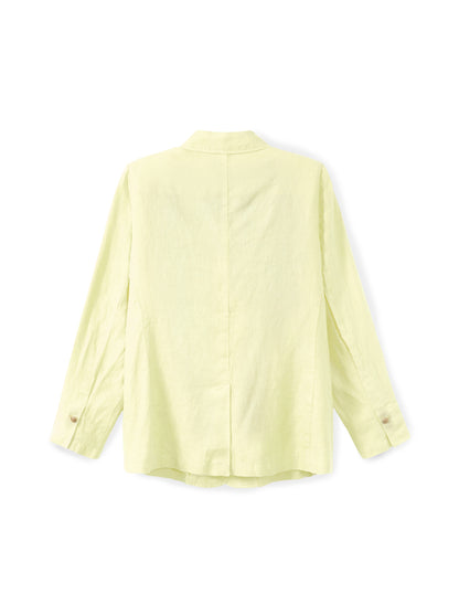 Tailored linen jacket