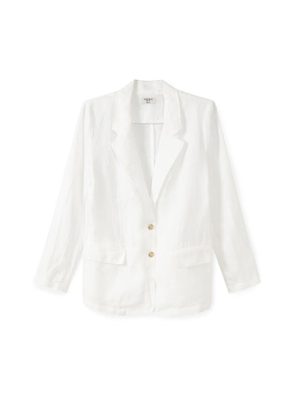 Tailored linen jacket