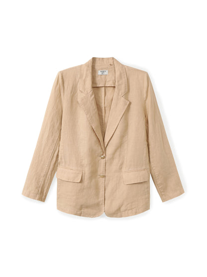 Tailored linen jacket