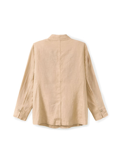 Tailored linen jacket