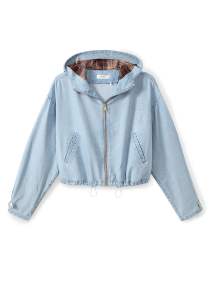 Embroidered Hoodie Jacket