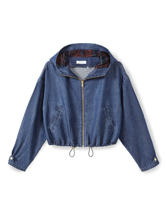 Embroidered Hoodie Jacket