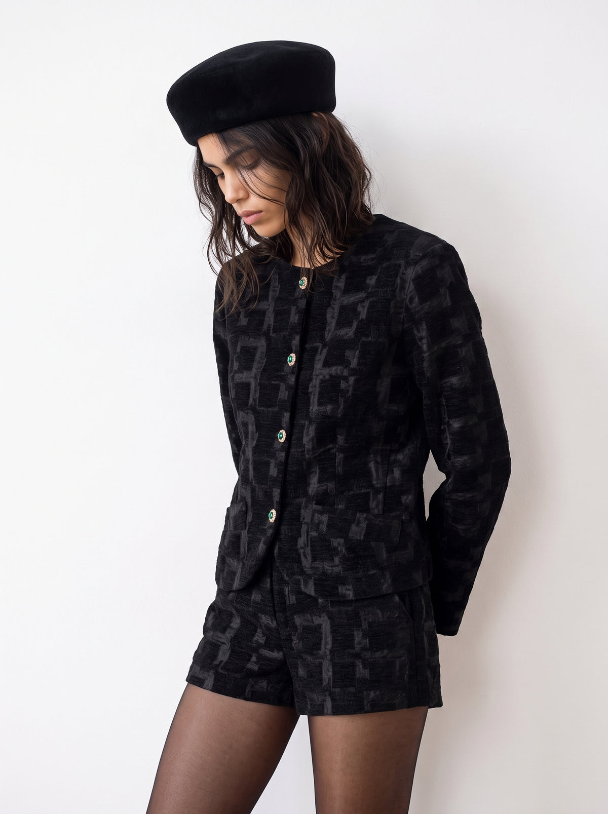 Tailored Jacquard Jacket