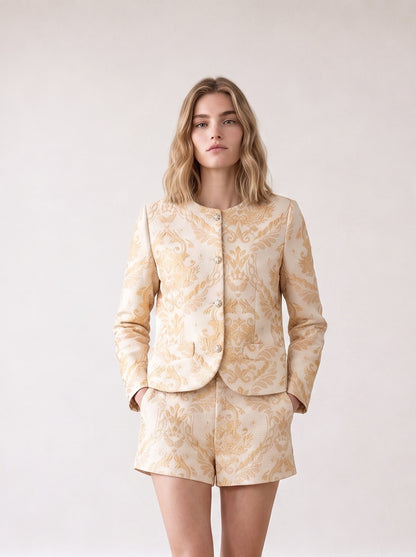 Tailored Jacquard Jacket