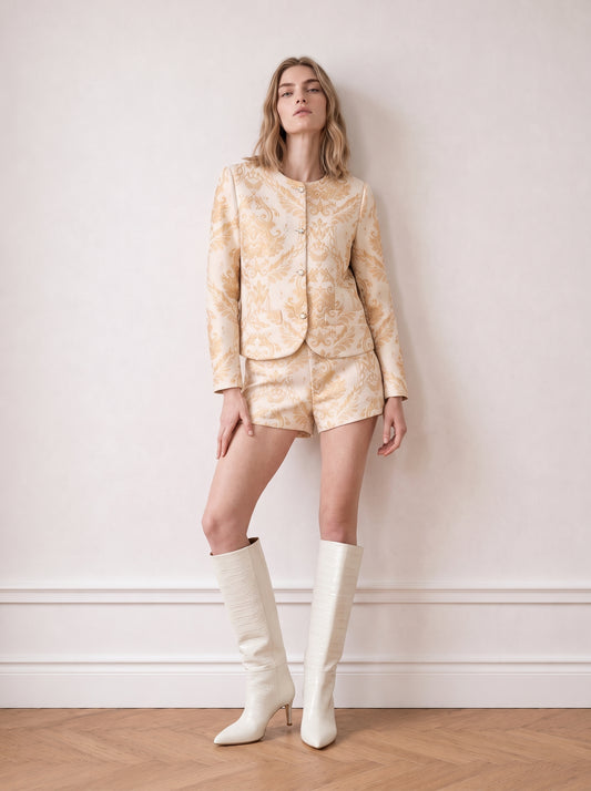 Tailored Jacquard Jacket