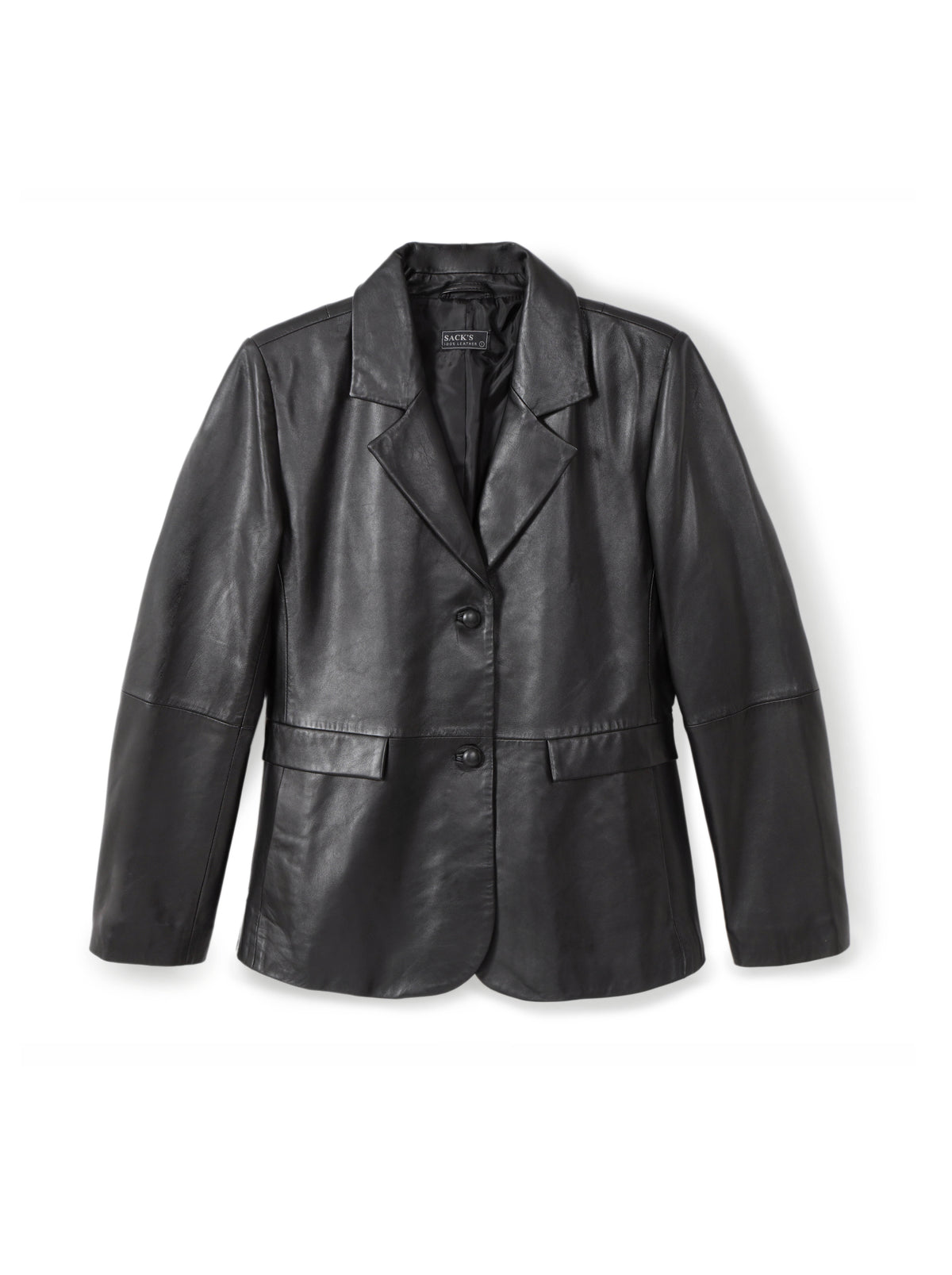 Tailored leather jacket