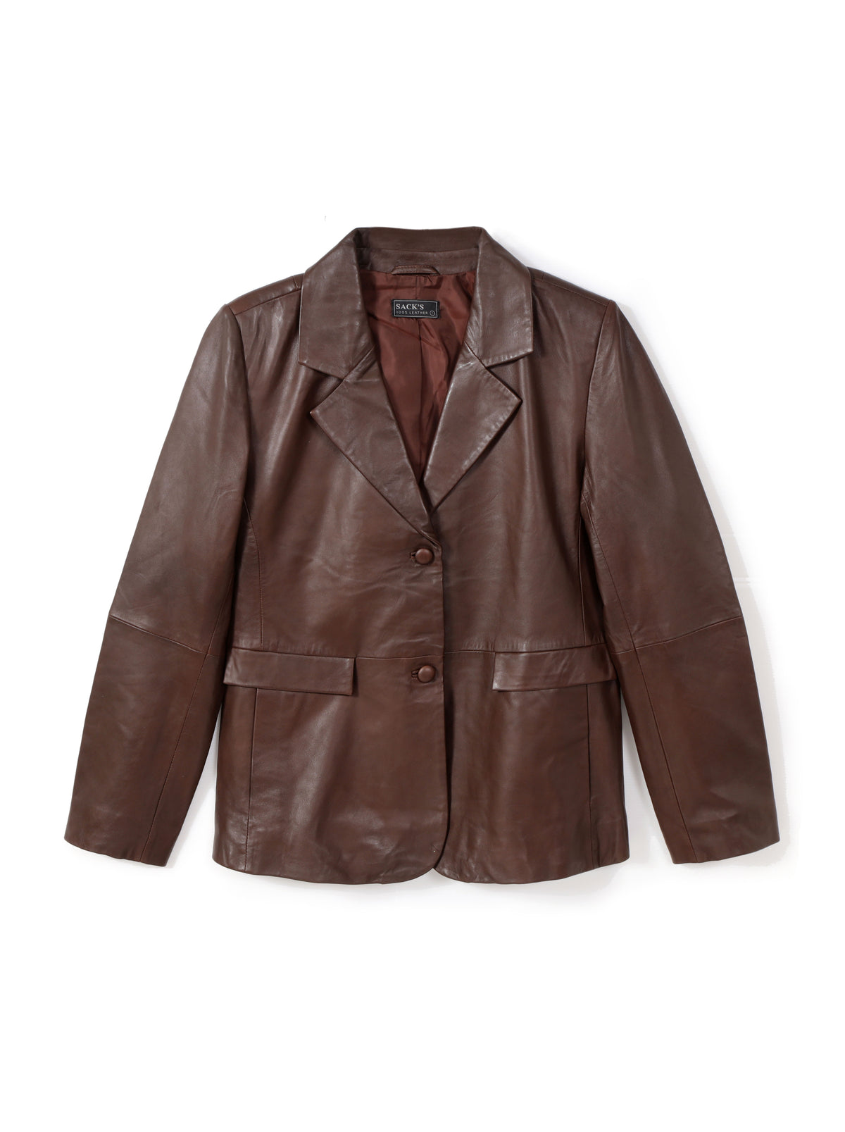 Tailored leather jacket