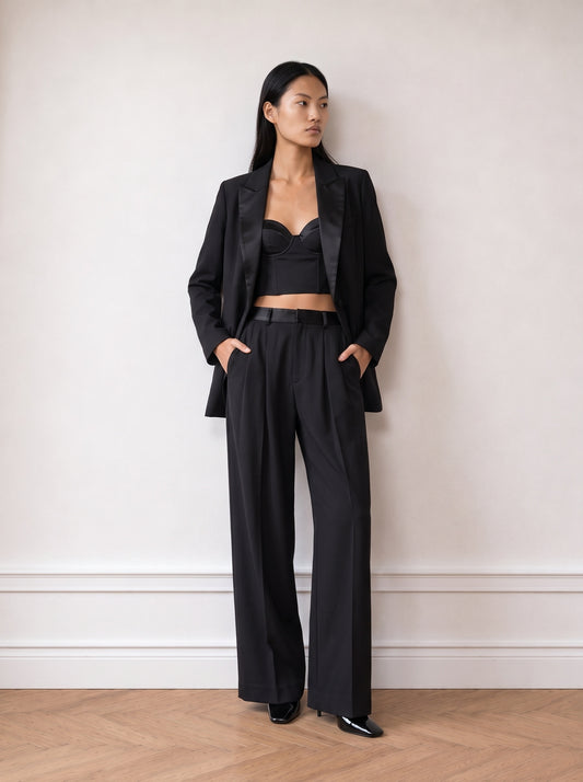 Satin Tailored Jacket