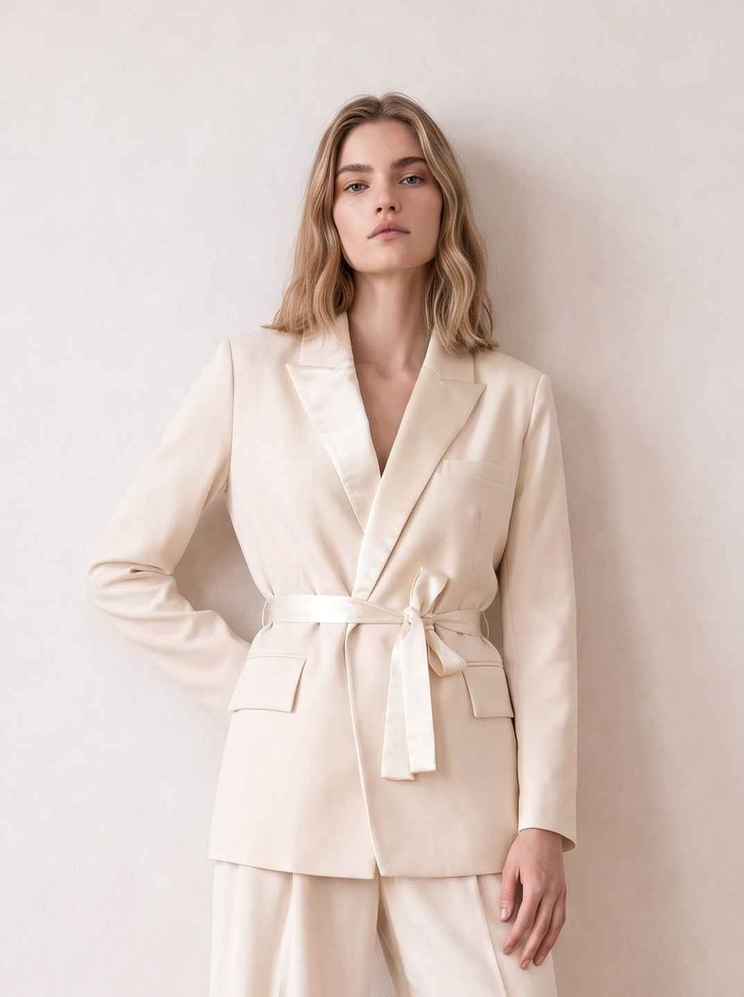 Satin Tailored Jacket