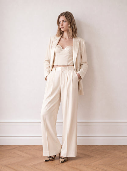 Satin Tailored Jacket