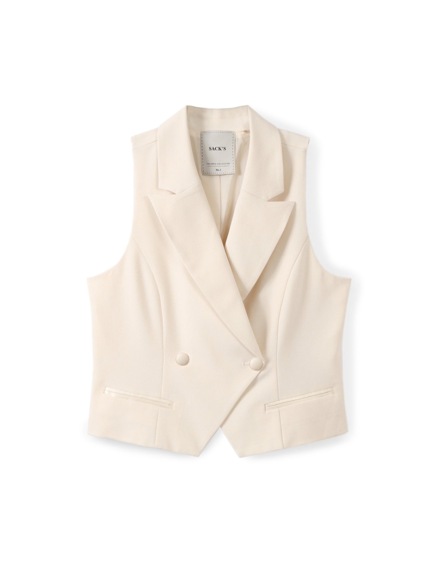 Tailored Vest With Satin Details
