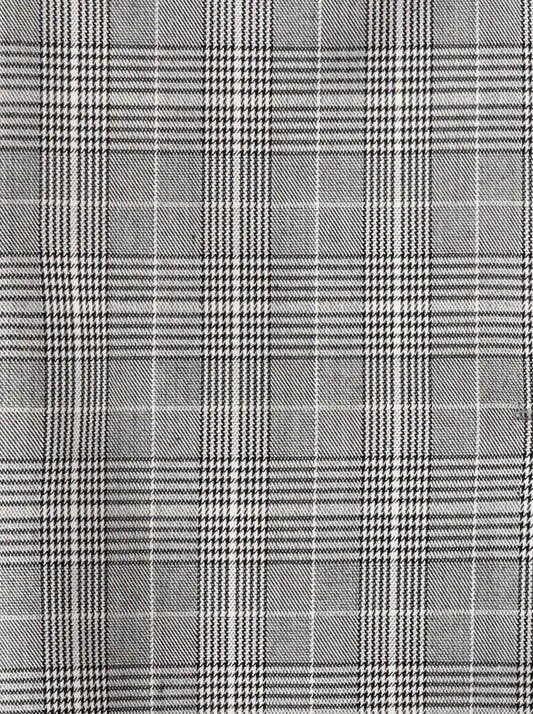 Checked cropped jacket