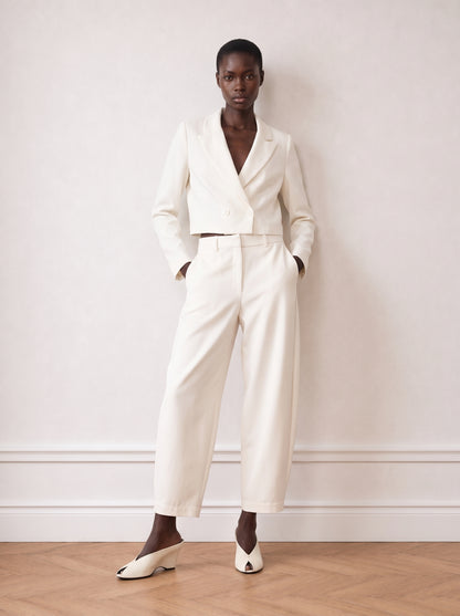 Double-breasted Cropped Jacket
