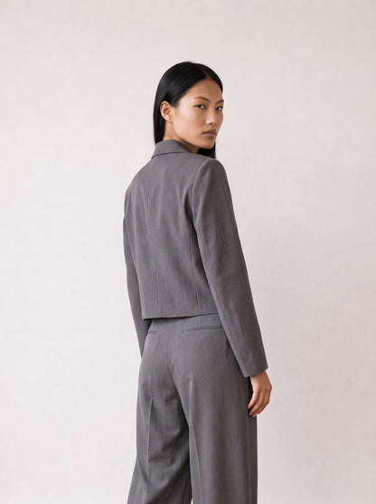 Double-breasted Cropped Jacket