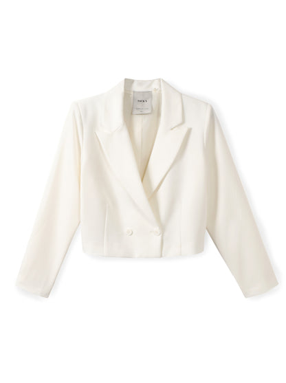 Double-breasted Cropped Jacket